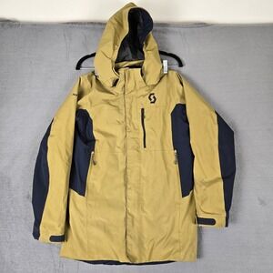 Scott Outerwear Youth Boys‎ Ski Snowboard Jacket Size 152 XL Yellow Insulated